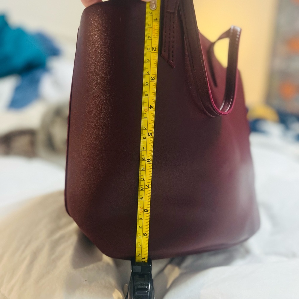 Source Unknown Burgundy Tote Bag - Picture 6 of 7